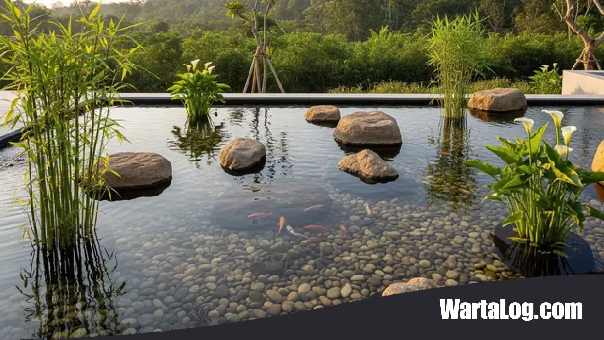 Estetika Air di Lahan Terbatas: 7 Inspirasi Desain Kolam Ikan Dangkal yang Memikat dan Low-Maintenance