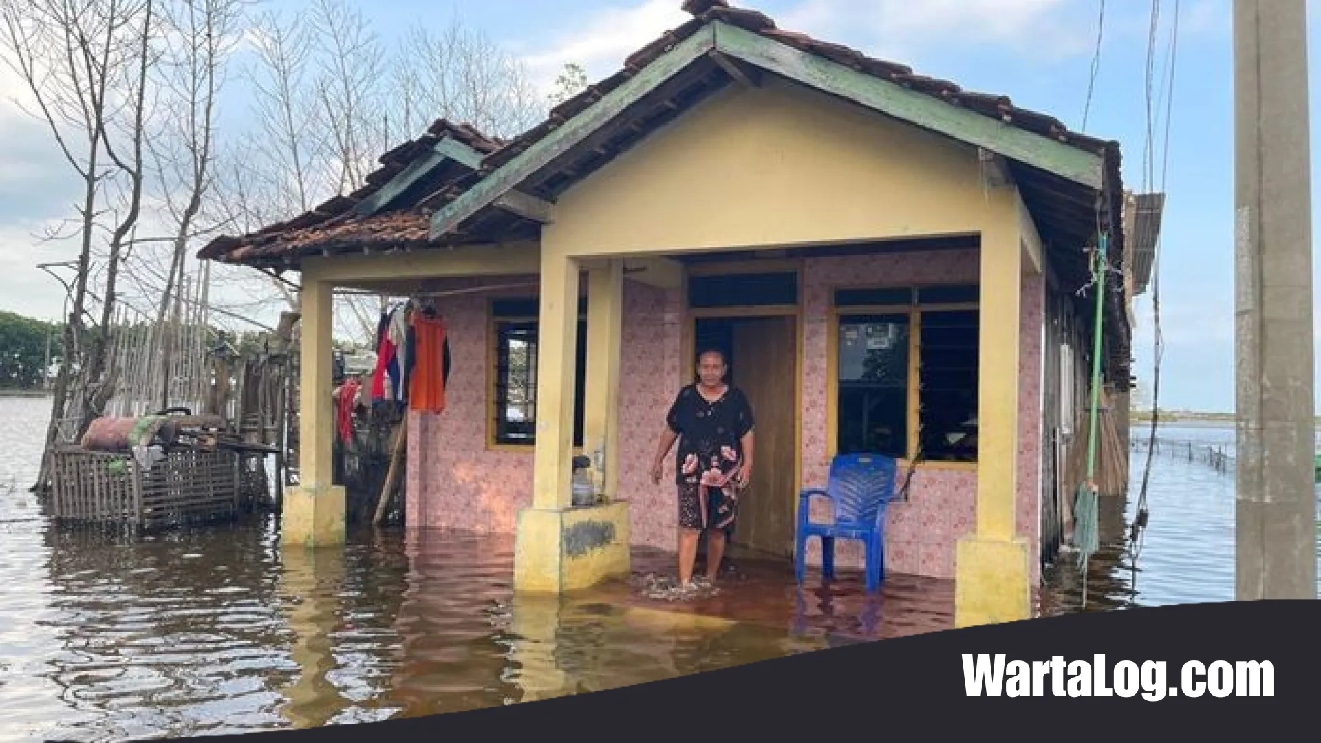 Krisis Air Pasang di Tunggulsari Pati: Satu Bulan Terendam Banjir Rob, Warga Mulai Diserang Penyakit Kulit