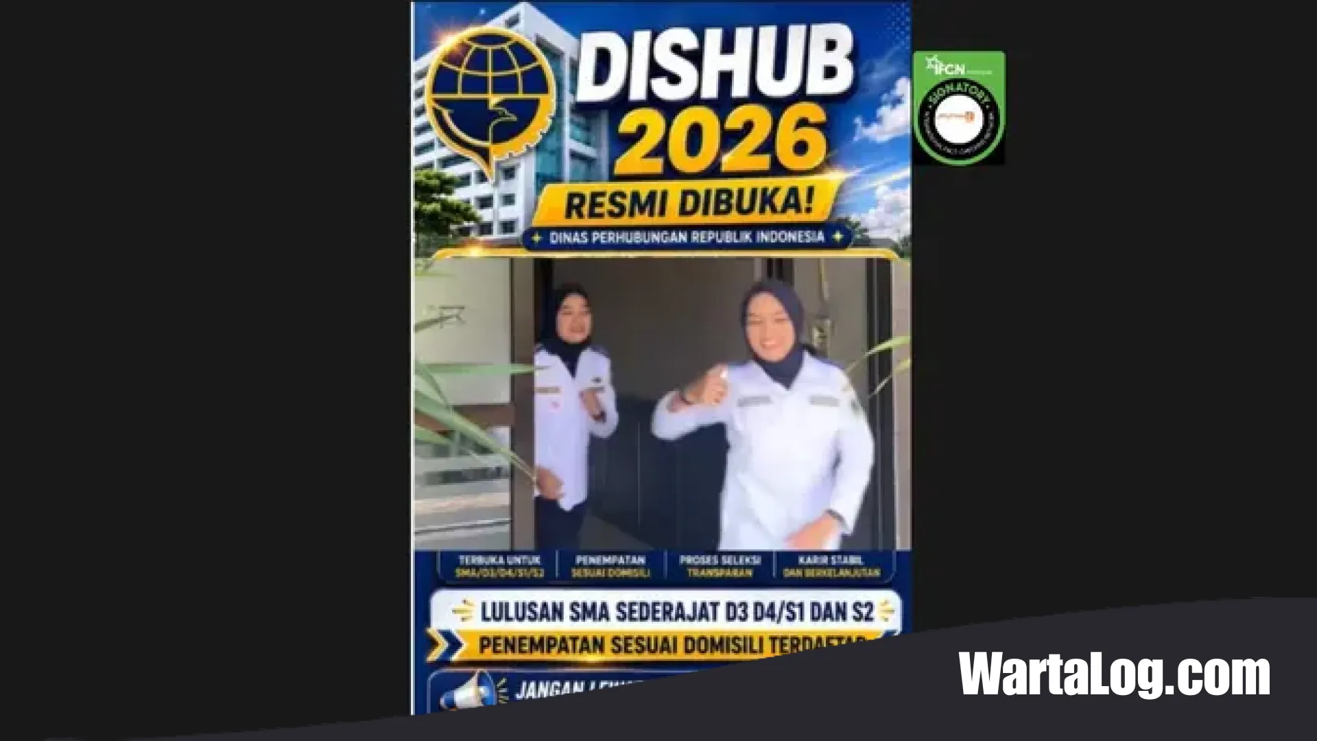 Waspada Penipuan! Hoaks Link Pendaftaran Lowongan Kerja Dinas Perhubungan 2026 Beredar di TikTok
