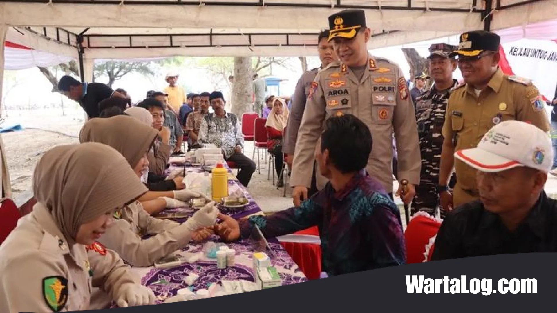 Jejak Kemanusiaan di Pulau Untung Jawa: Cara Polres Kepulauan Seribu Memaknai Hari Bhayangkara ke-80