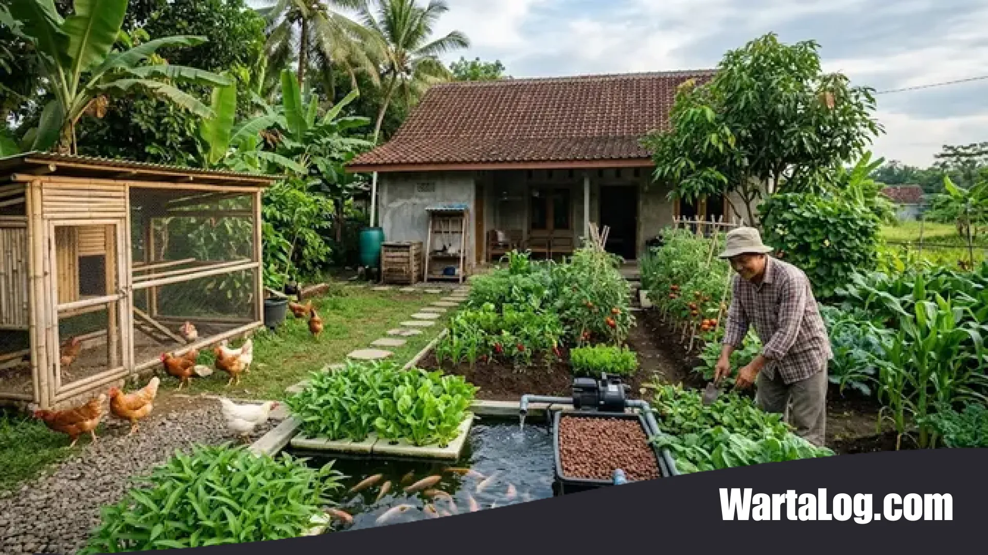 8 Strategi Menyulap Lahan Kosong Jadi Kebun Produktif dan Kolam Ikan: Mandiri Pangan dari Halaman Rumah