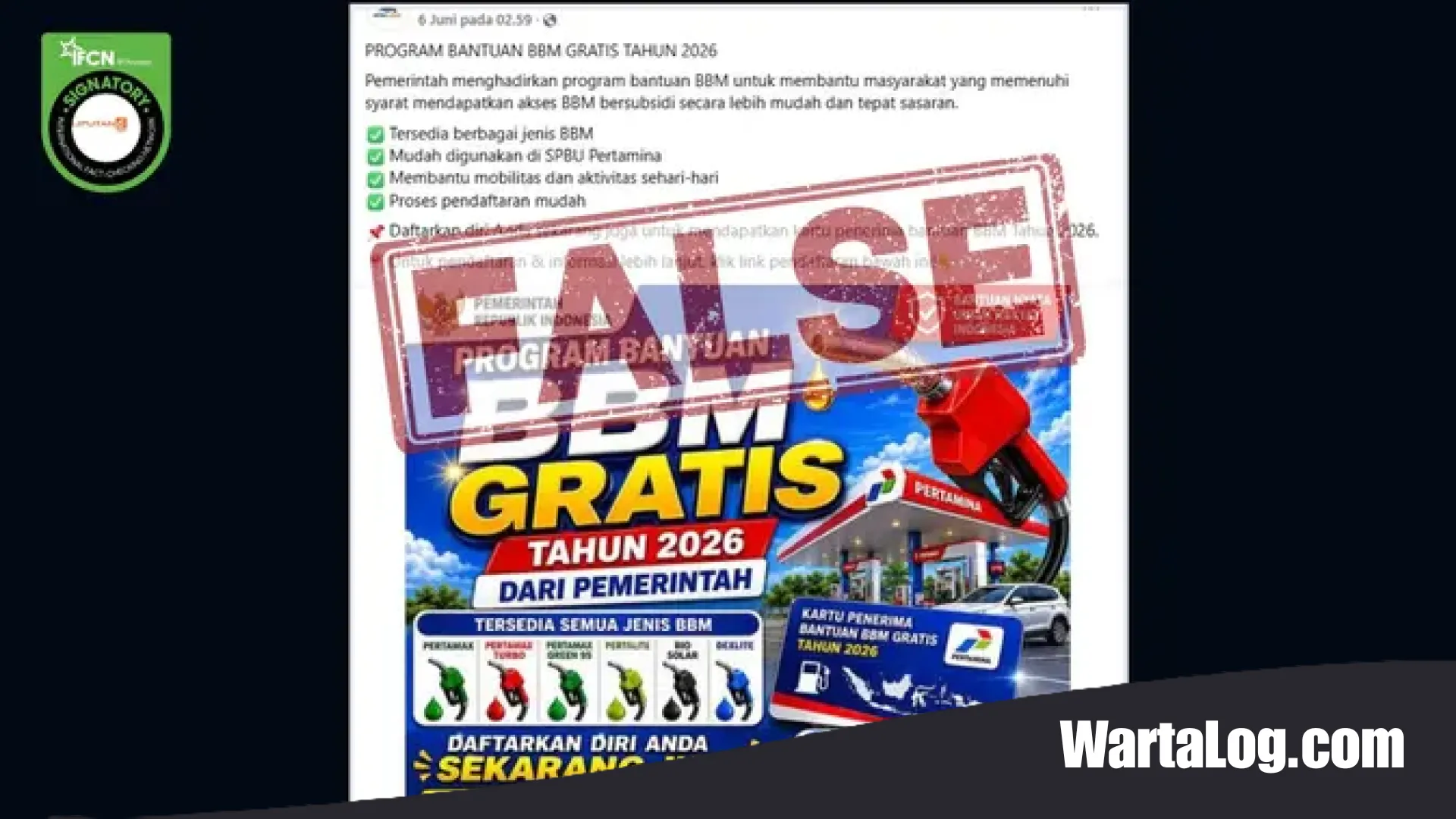 Waspada! Hoax Pendaftaran BBM Gratis 2026 Bertebaran, Pertamina Ingatkan Risiko Pencurian Data