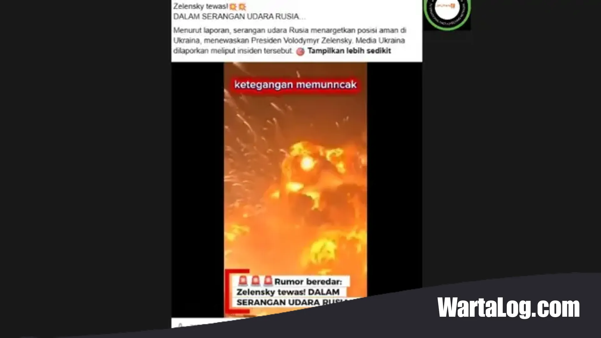 Cek Fakta: Benarkah Presiden Ukraina Volodymyr Zelenskyy Tewas Akibat Serangan Udara Rusia? Simak Penelusuran Lengkapnya