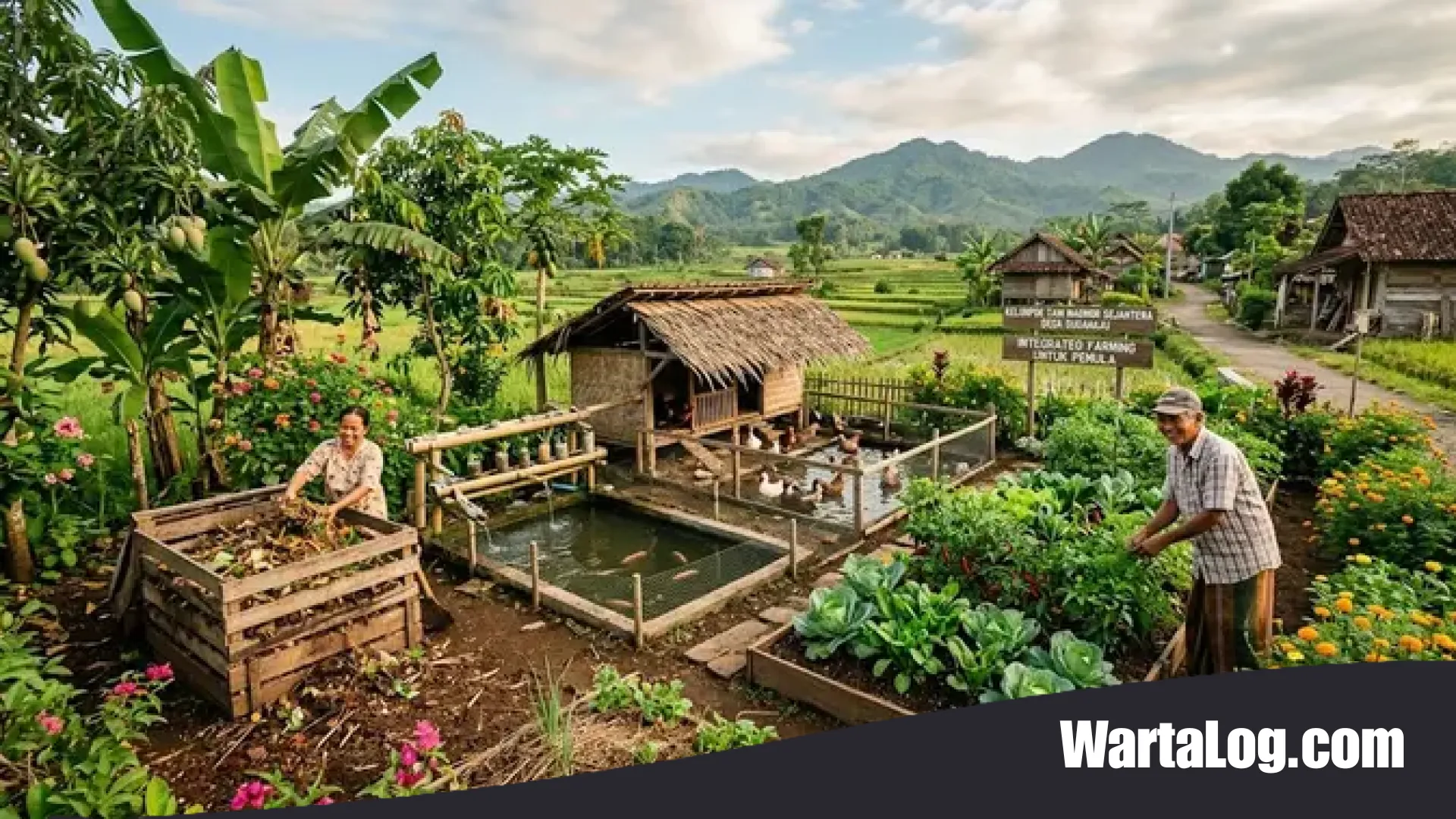 Membangun Ekosistem Pangan Mandiri: Panduan Lengkap Integrated Farming Skala Rumah Tangga