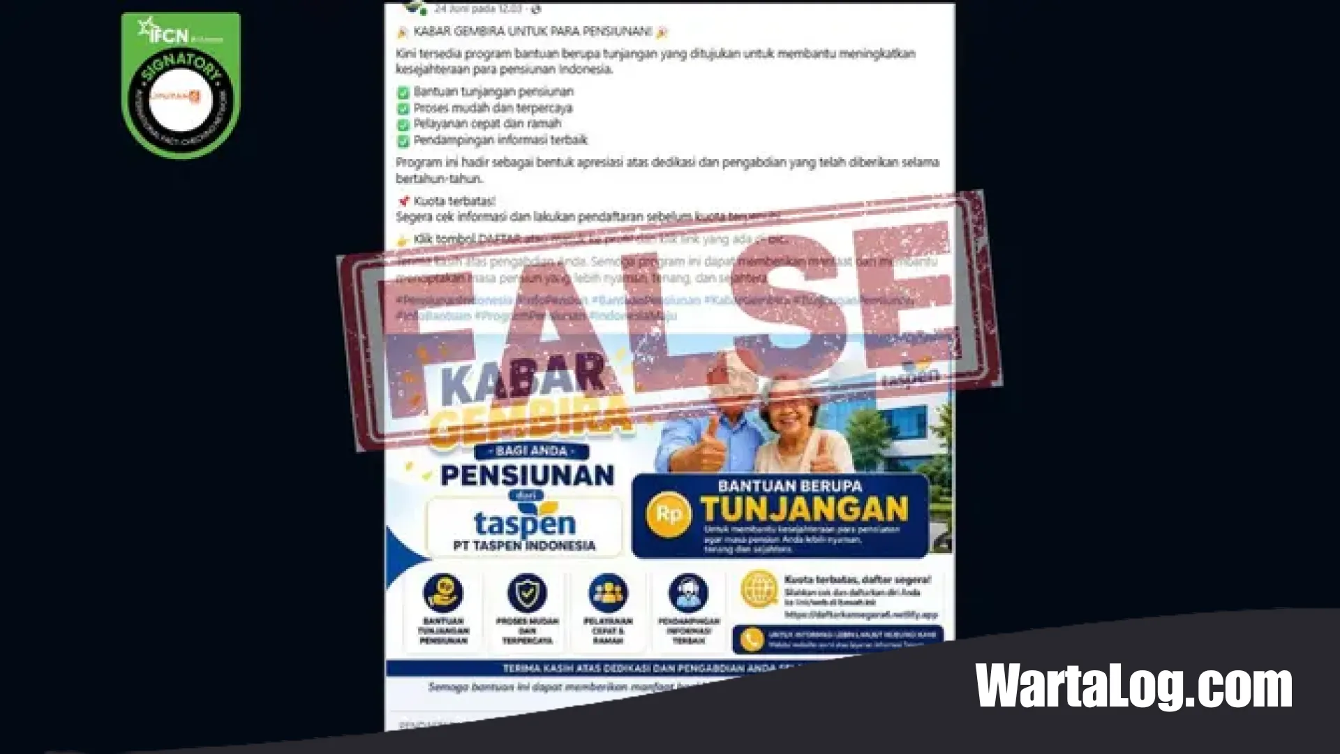 Waspada Penipuan Link Pendaftaran Bantuan Taspen: Jangan Terjebak Iming-iming Tunjangan Palsu