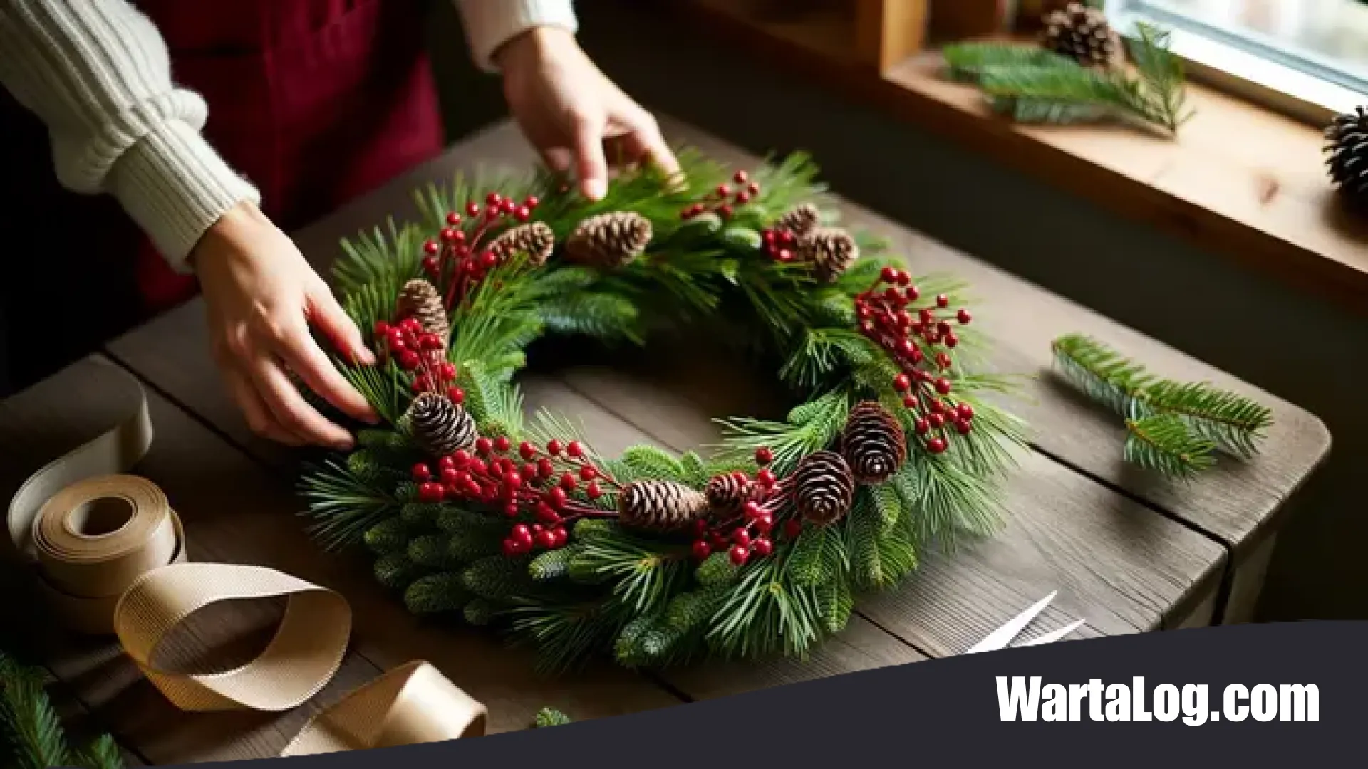 Sentuhan Magis di Daun Pintu: Panduan Lengkap Membuat Christmas Wreath DIY untuk Pemula