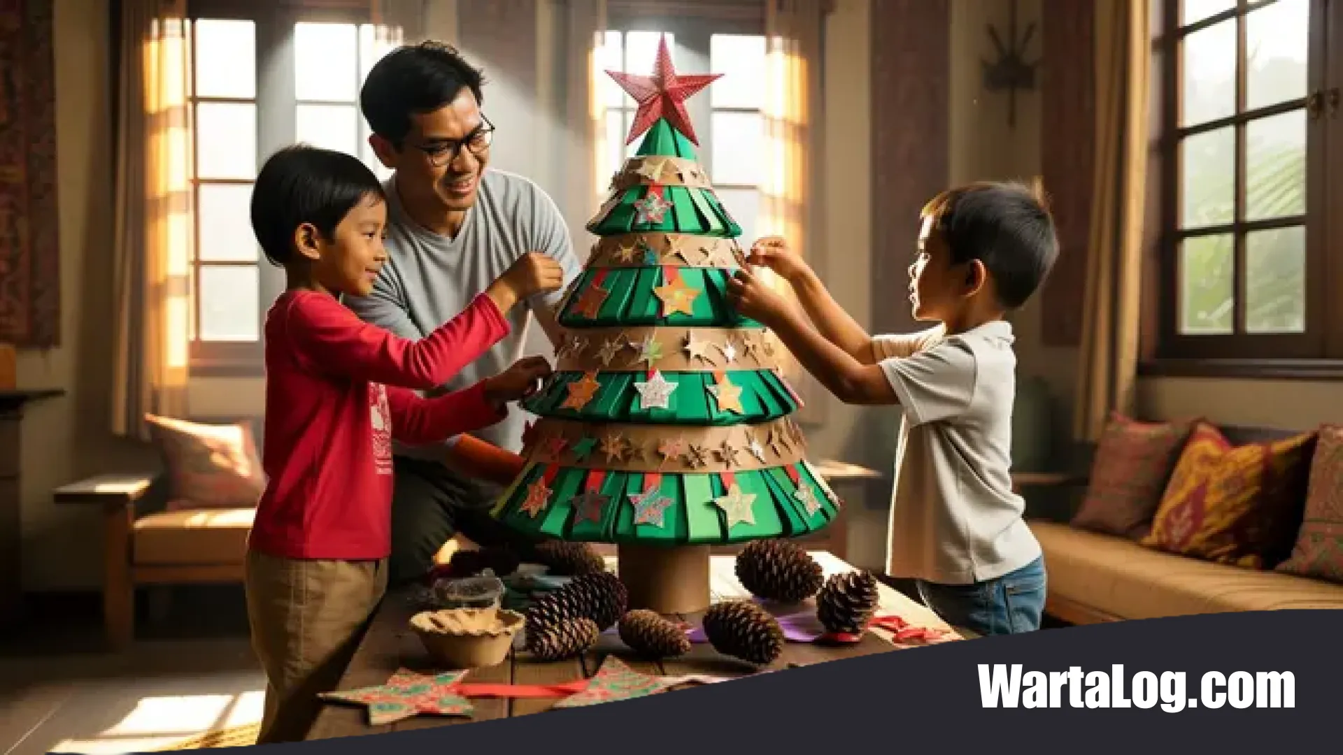 Kreasi Pohon Natal DIY: Cara Hemat dan Estetik Menghias Rumah Tanpa Menguras Kantong