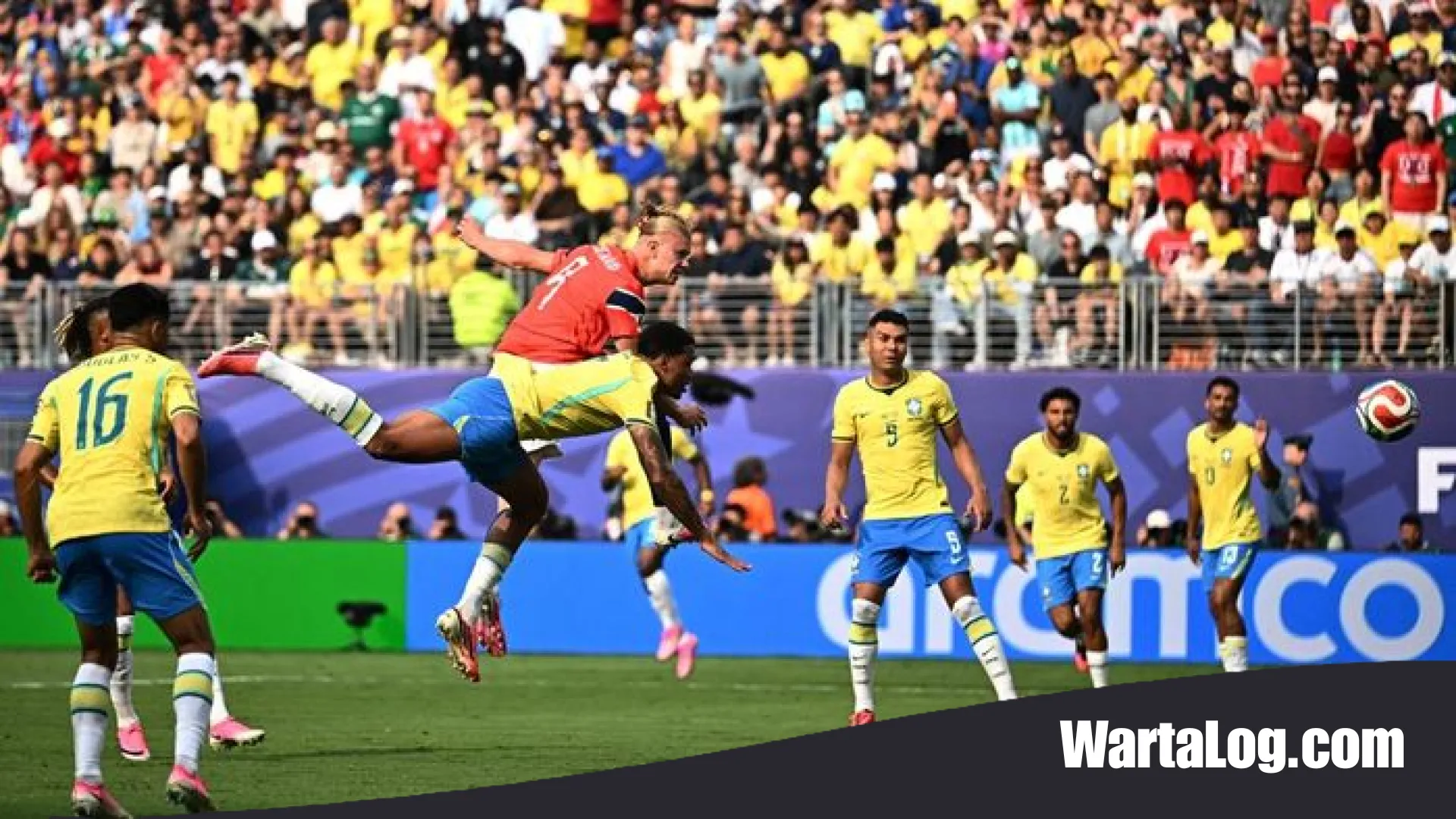 Magis Haaland di East Rutherford: Norwegia Kubur Impian Brasil di Piala Dunia 2026