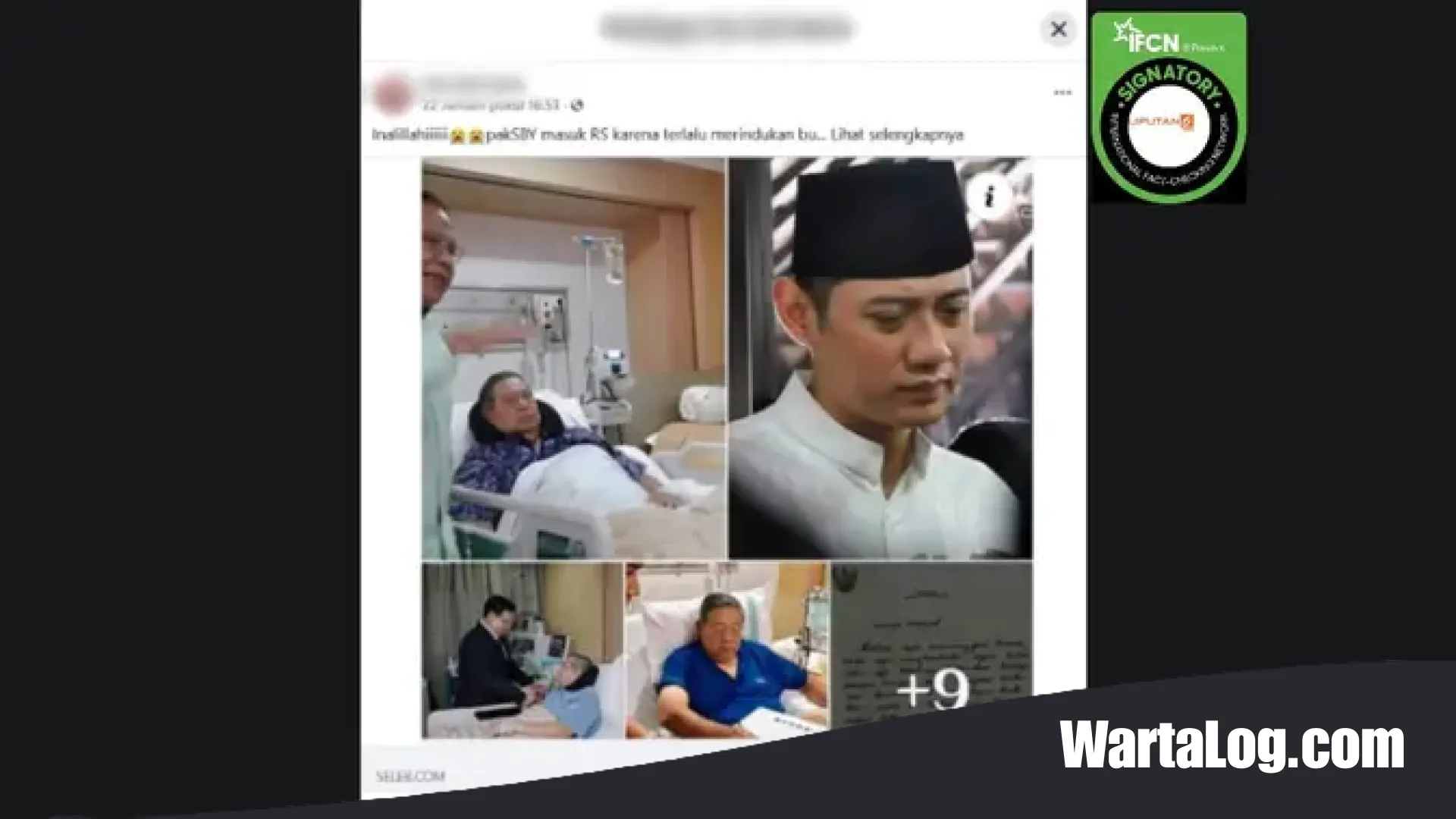 Cek Fakta: Menyingkap Tabir Hoaks Foto Susilo Bambang Yudhoyono Masuk Rumah Sakit Juli 2026