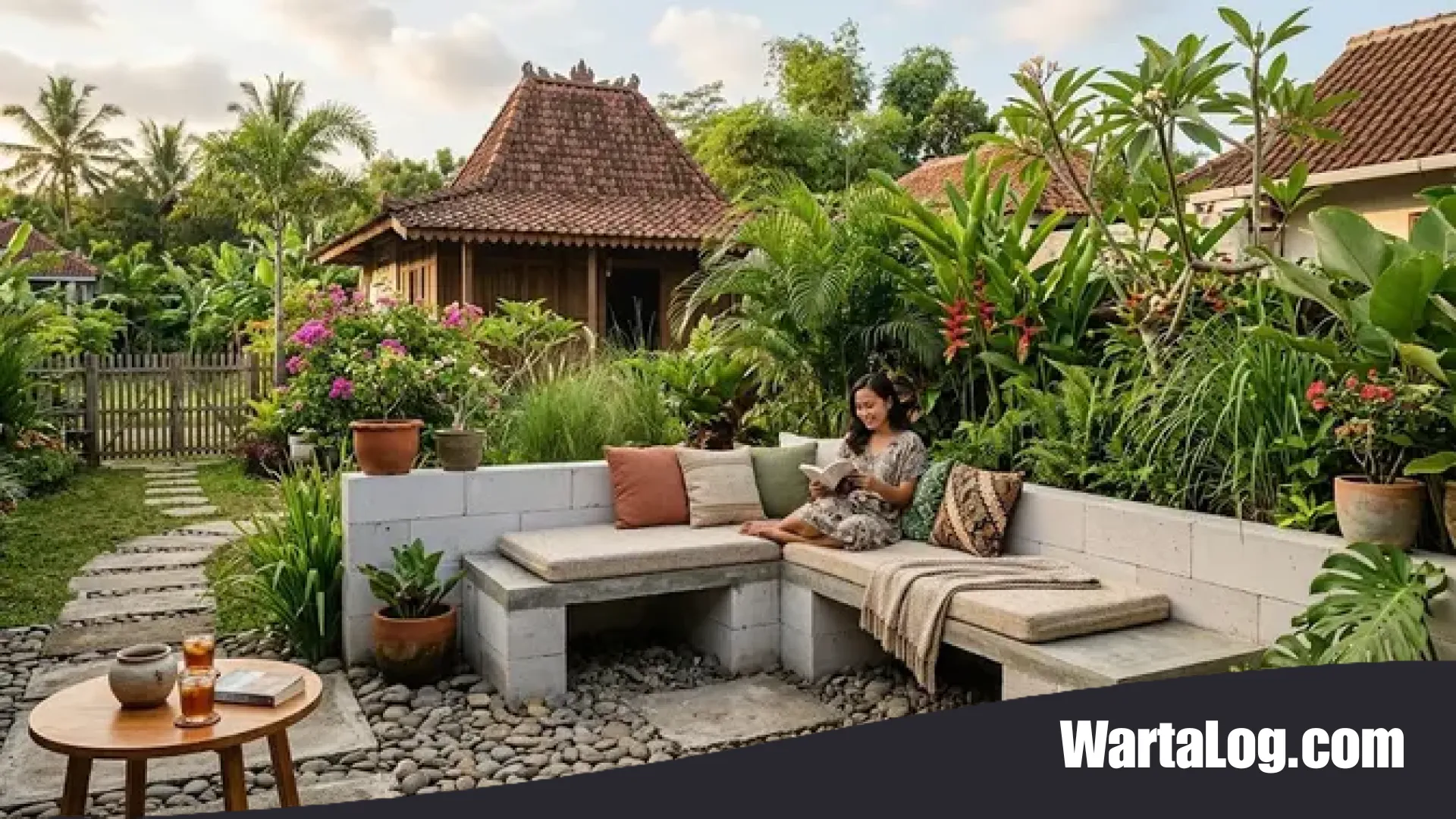 Sentuhan Modern Outdoor Living: 7 Desain Bangku Bata Ringan yang Menyatu Harmonis dengan Taman