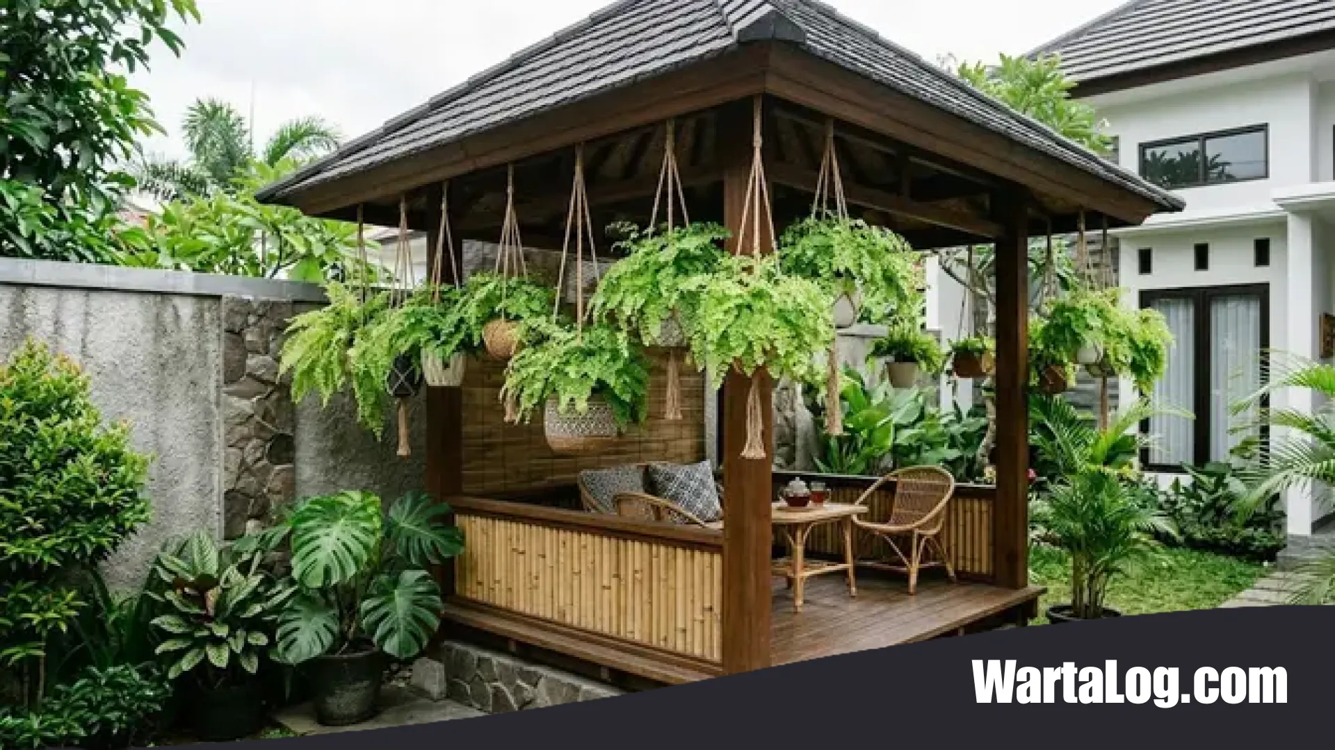 13 Pilihan Tanaman Gantung untuk Gazebo: Ciptakan Oase Sejuk dan Estetik di Halaman Rumah