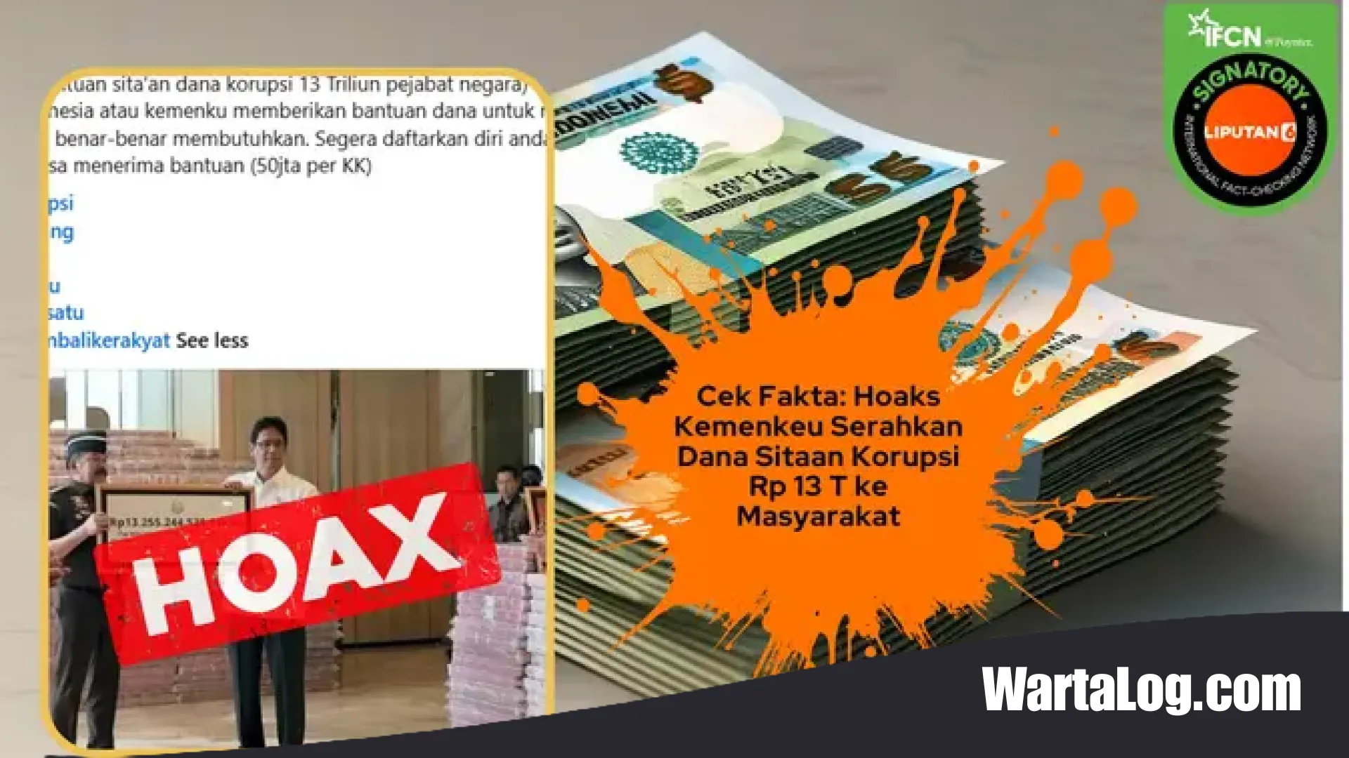 Waspada Modus Penipuan Dana Sitaan Korupsi Rp 13 Triliun: Cek Fakta Bantuan Rp 50 Juta per KK