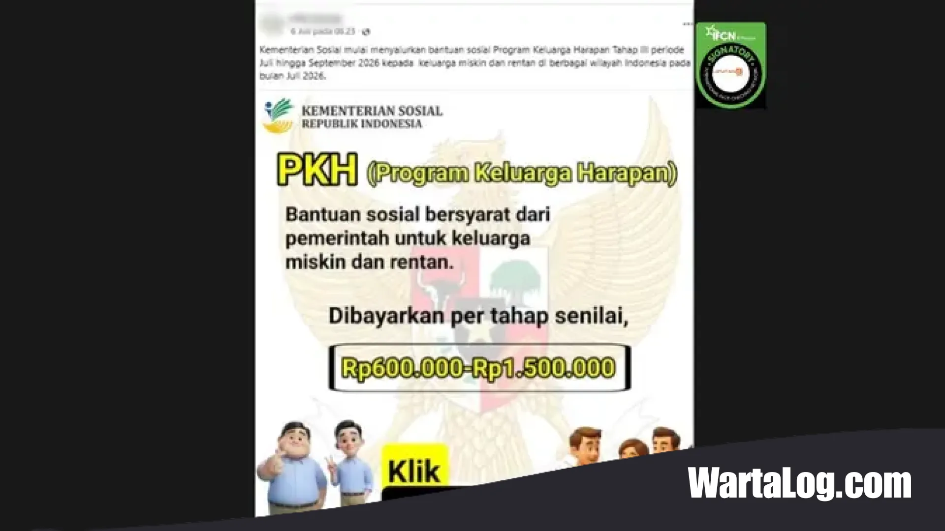 Waspada Penipuan! Link Pendaftaran Bansos PKH Juli-September 2026 Ternyata Hoaks, Ini Cara Daftar yang Resmi