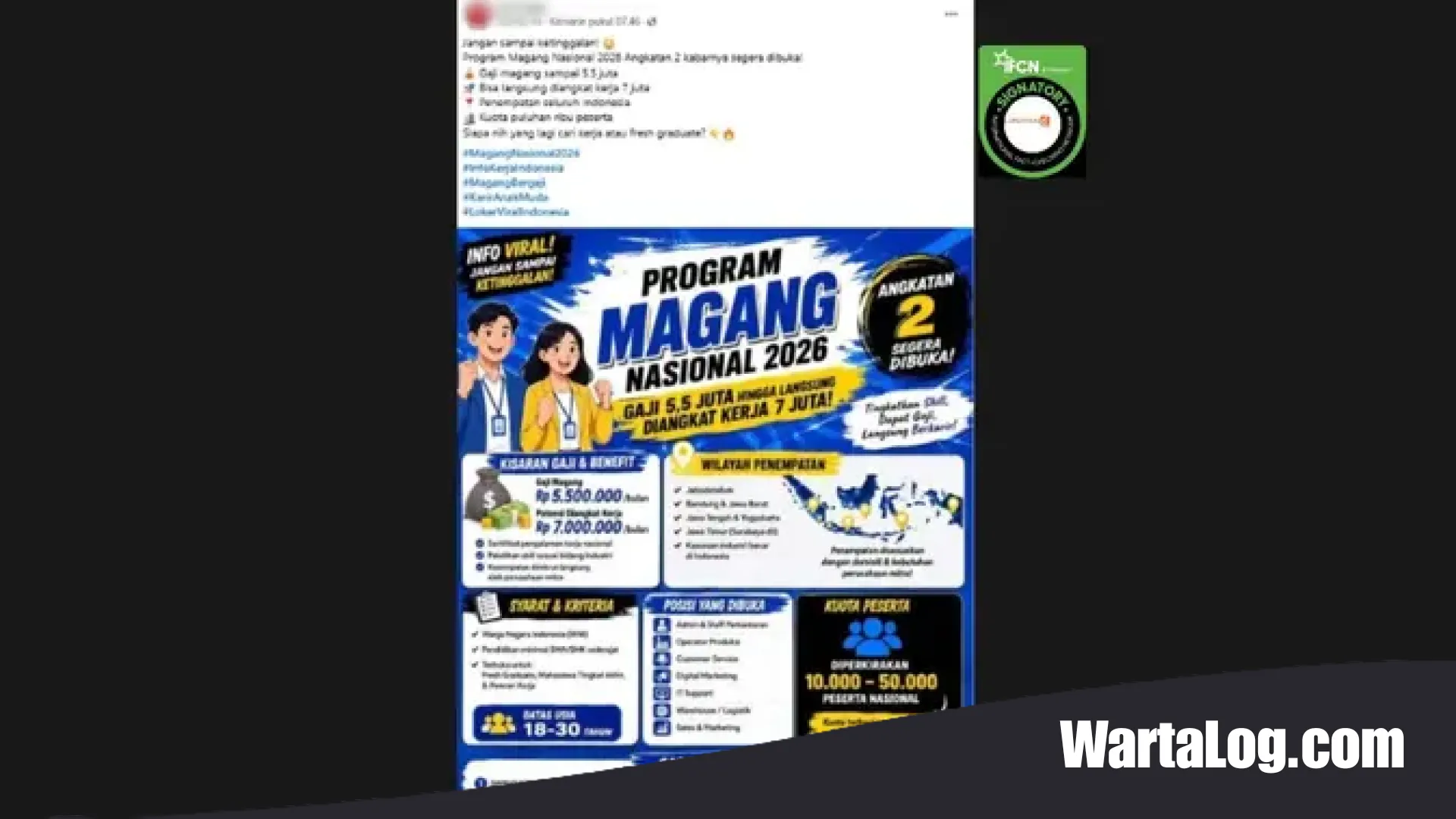 Waspada Hoaks Link Pendaftaran Magang Nasional 2026 Angkatan 2: Panduan Resmi dan Cara Daftar yang Benar