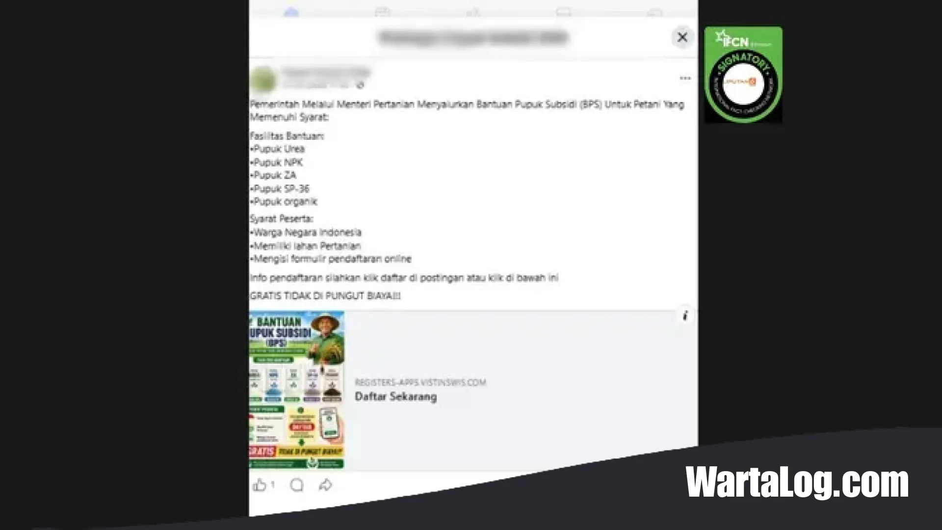 Waspada Penipuan Link Pendaftaran Pupuk Bersubsidi, Begini Cara Cek Fakta dan Prosedur Resminya