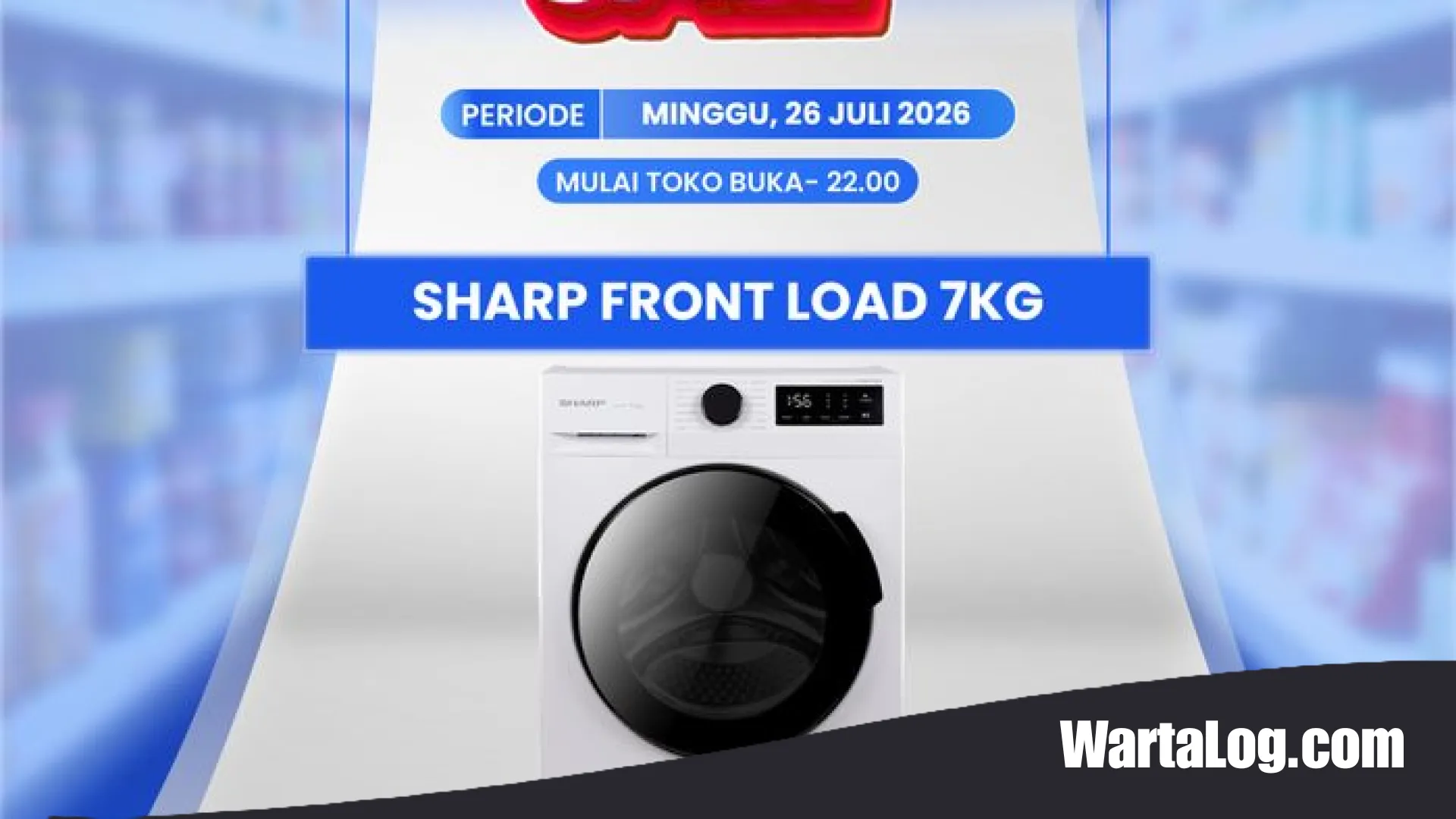 Berburu Diskon Gila-gilaan: Mesin Cuci Sharp di Transmart Full Day Sale Hemat Hingga Rp 2 Juta