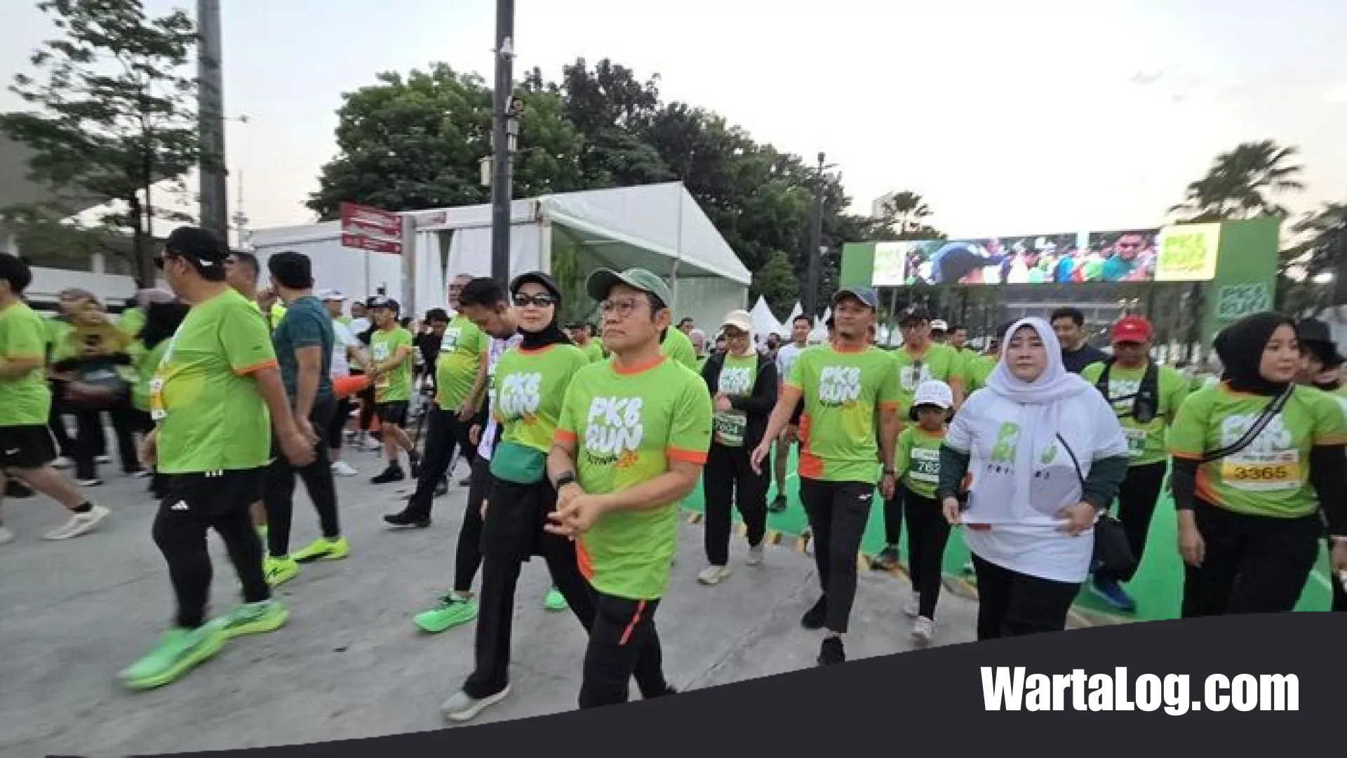 Gelora Semangat di Jantung Jakarta: Muhaimin Iskandar Pimpin Ribuan Pelari dalam Kemeriahan PKB Run di GBK