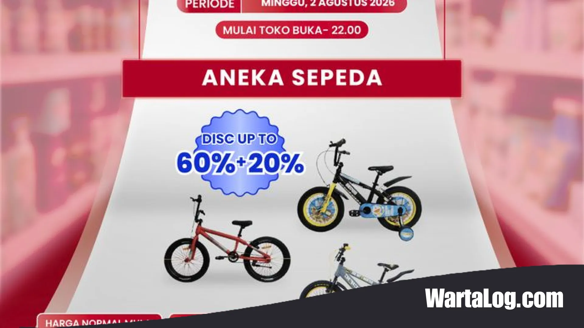 Gebrakan Transmart Full Day Sale: Berburu Sepeda Impian Mulai Rp 1 Jutaan dengan Diskon Melimpah