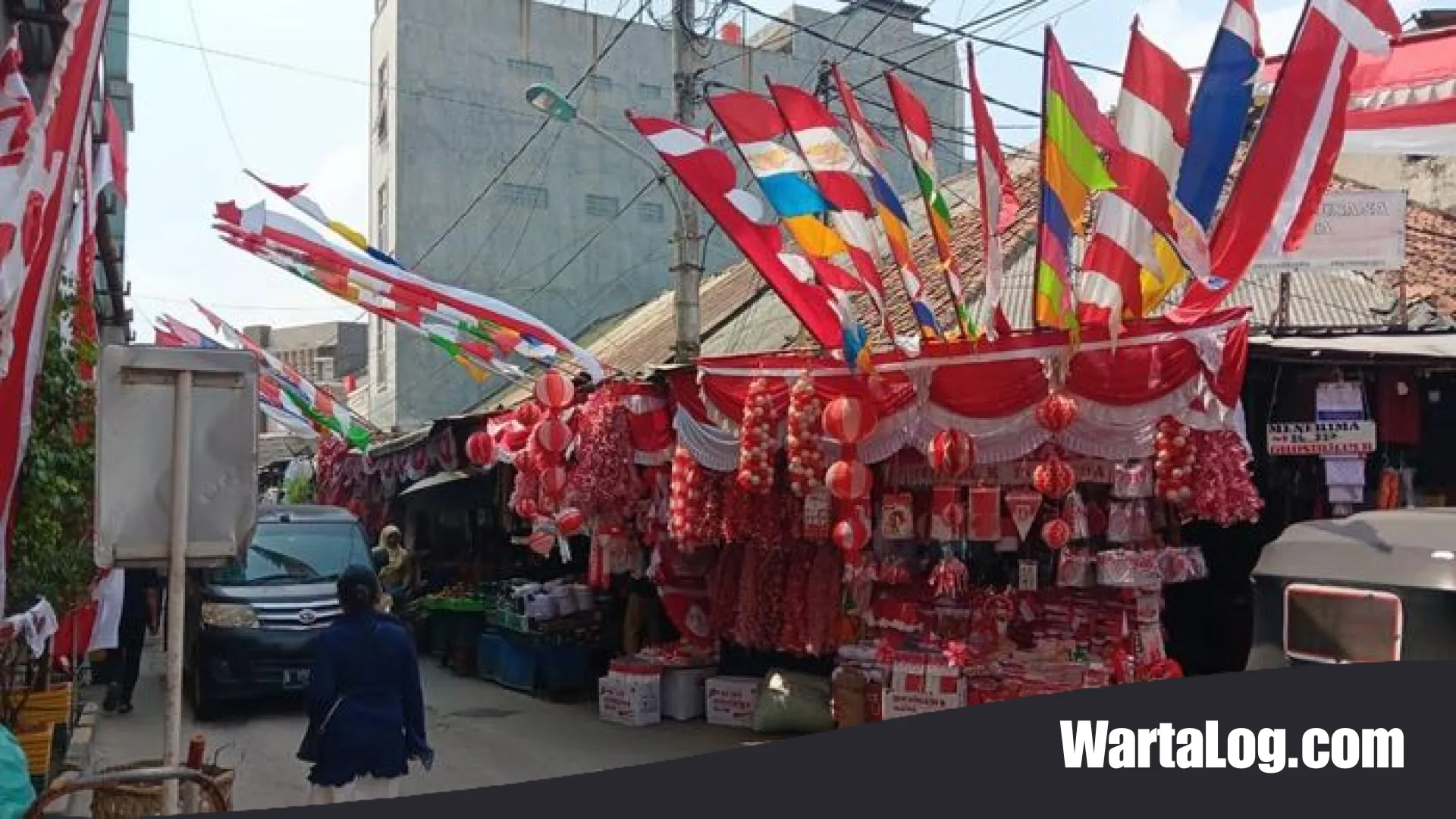 Ironi di Balik Kibaran Merah Putih: Mengapa Lapak Bendera Kini Sepi Peminat?