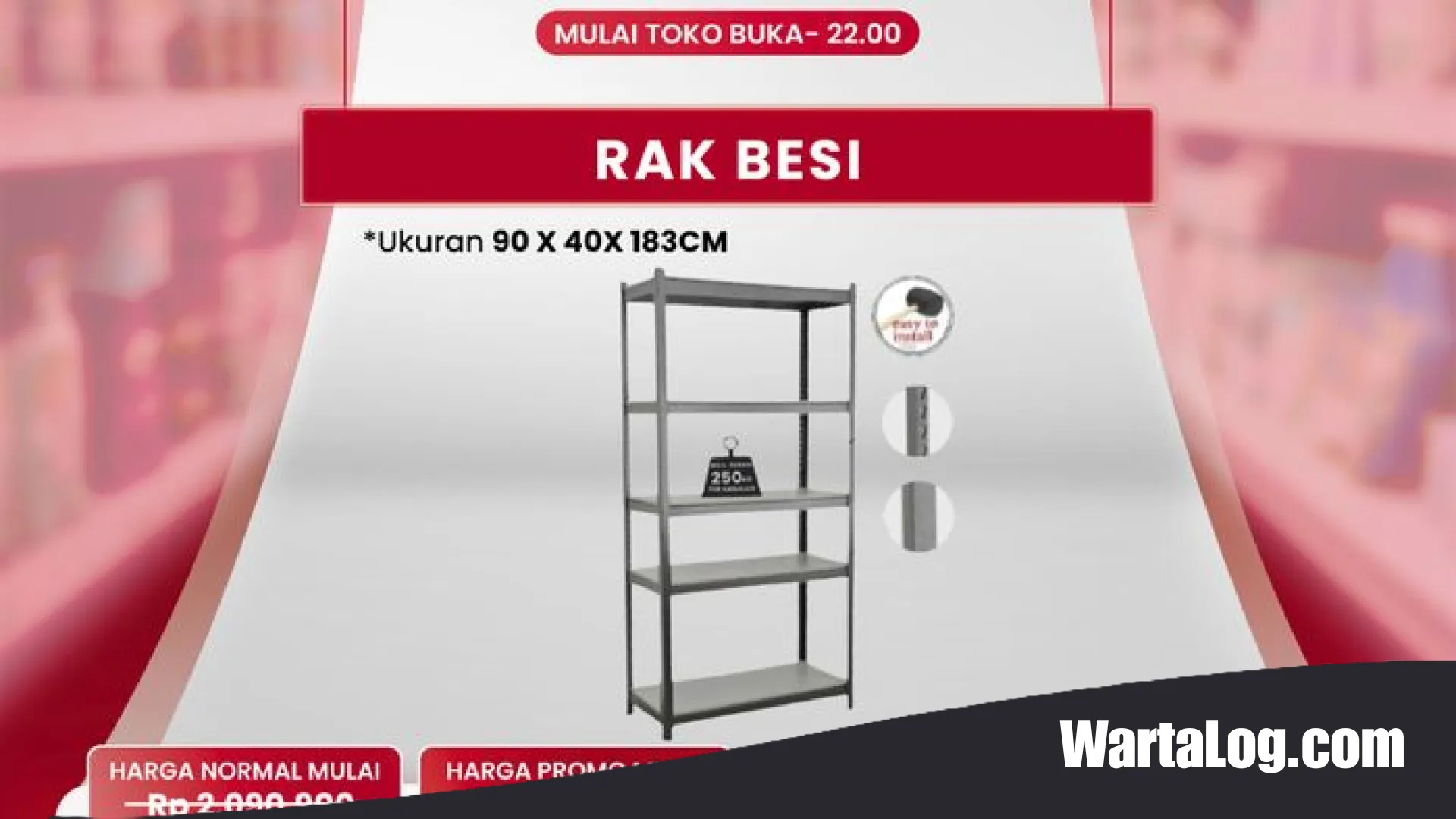 Solusi Cerdas Menata Hunian: Borong Rak Besi Premium di Transmart Full Day Sale dengan Harga Miring