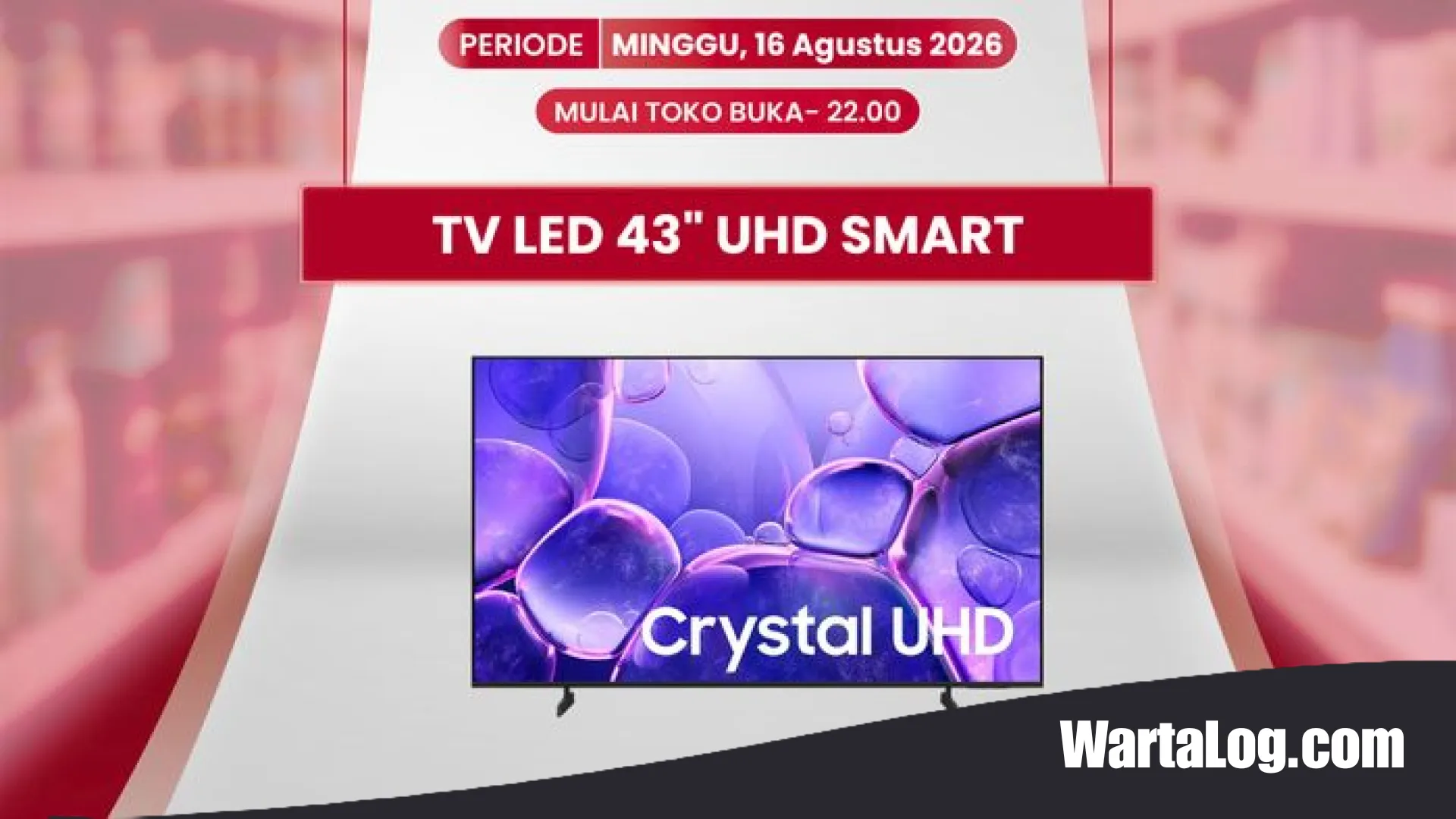 Banjir Diskon di Transmart Full Day Sale: Buruan Sikat Smart TV 43 Inch Cuma Rp 3,7 Juta!