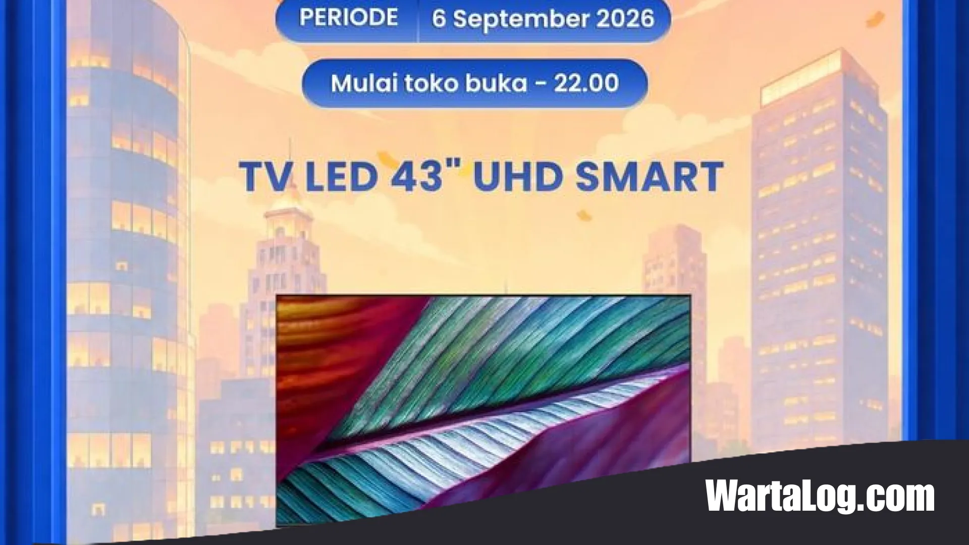 Borong Barang Impian di Transmart Full Day Sale: TV 43 Inci UHD Smart Turun Harga Drastis!