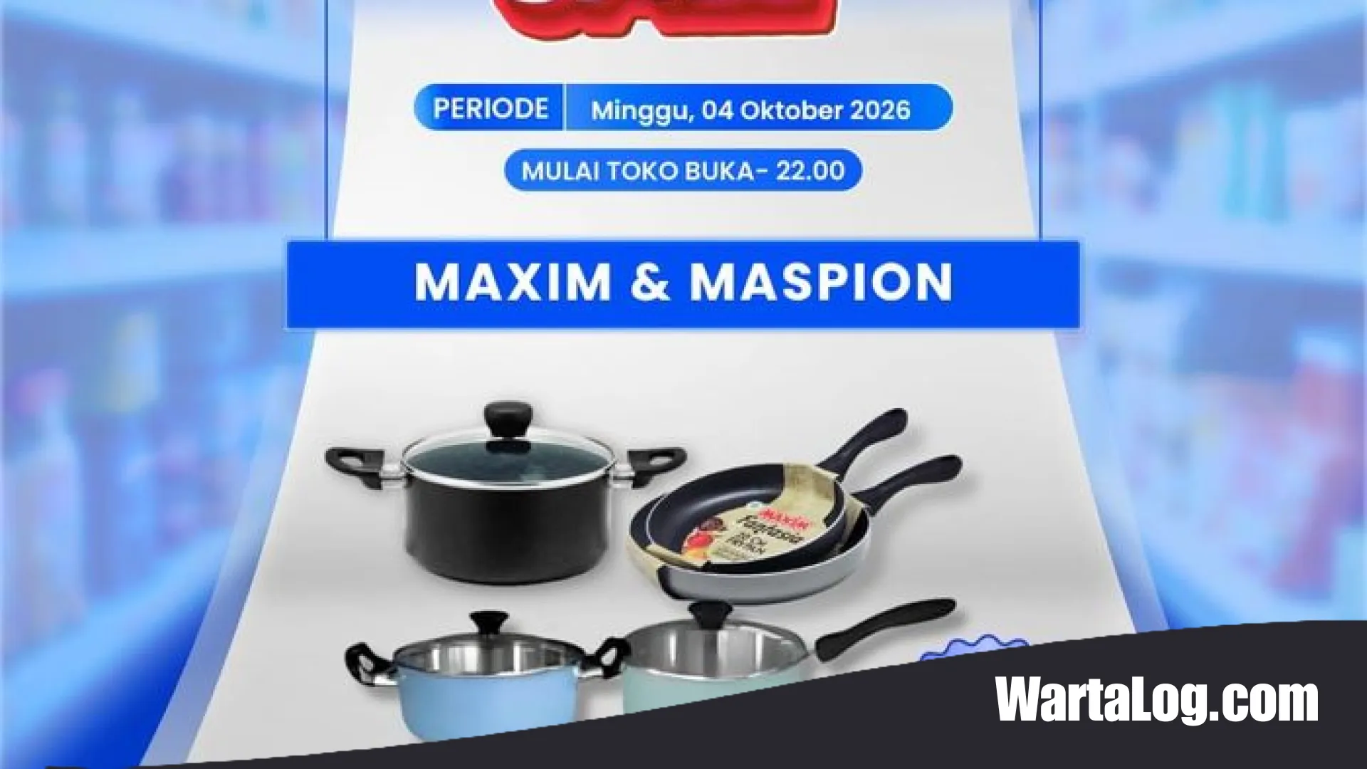 Serbu Transmart Full Day Sale: Panci dan Wajan Branded Mulai Rp 79 Ribuan, Simak Strategi Belanja Hematnya!