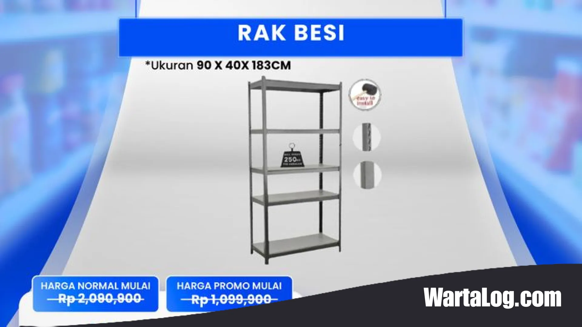 Promo Gila-Gilaan! Rak Besi Transmart Full Day Sale Turun Harga Hingga Rp1,2 Juta, Buruan Serbu!