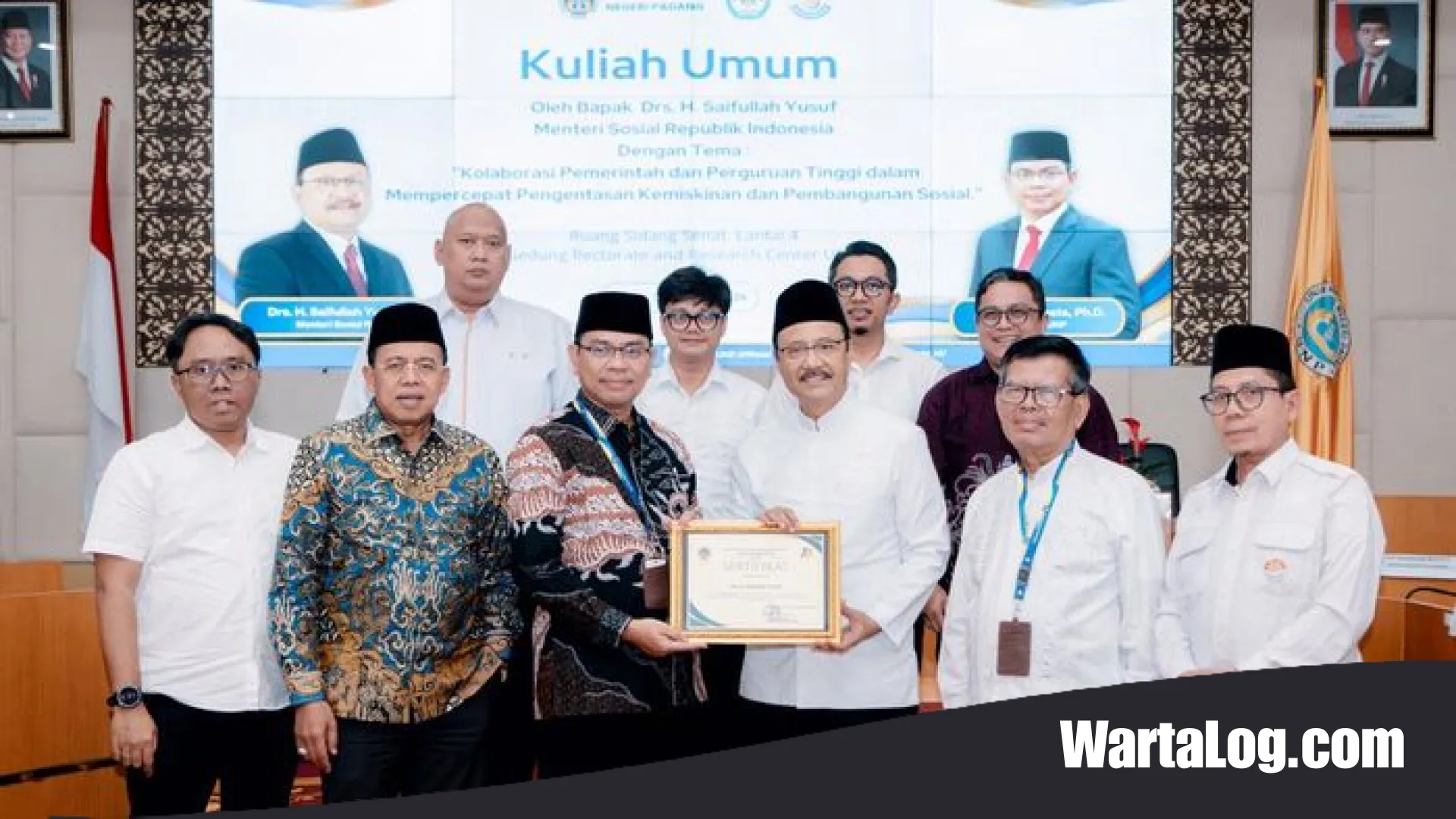 Gus Ipul di UNP: Menggugah Semangat Sivitas Akademika Jadi Agen Perlindungan Sosial demi Entaskan Kemiskinan