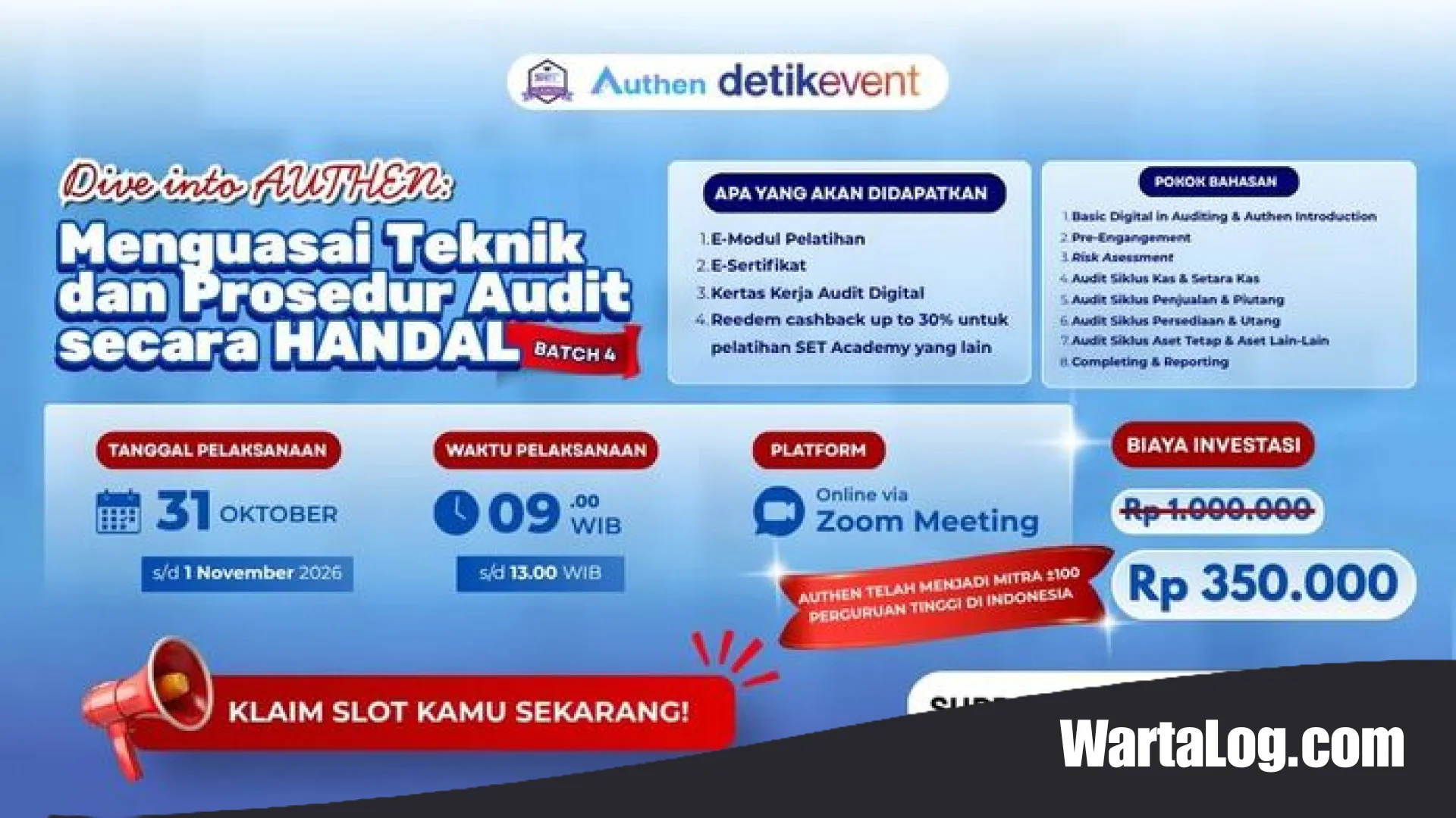 Menembus Batas Teori: Strategi Menguasai Audit Digital di Era Modern Bersama AUTHEN