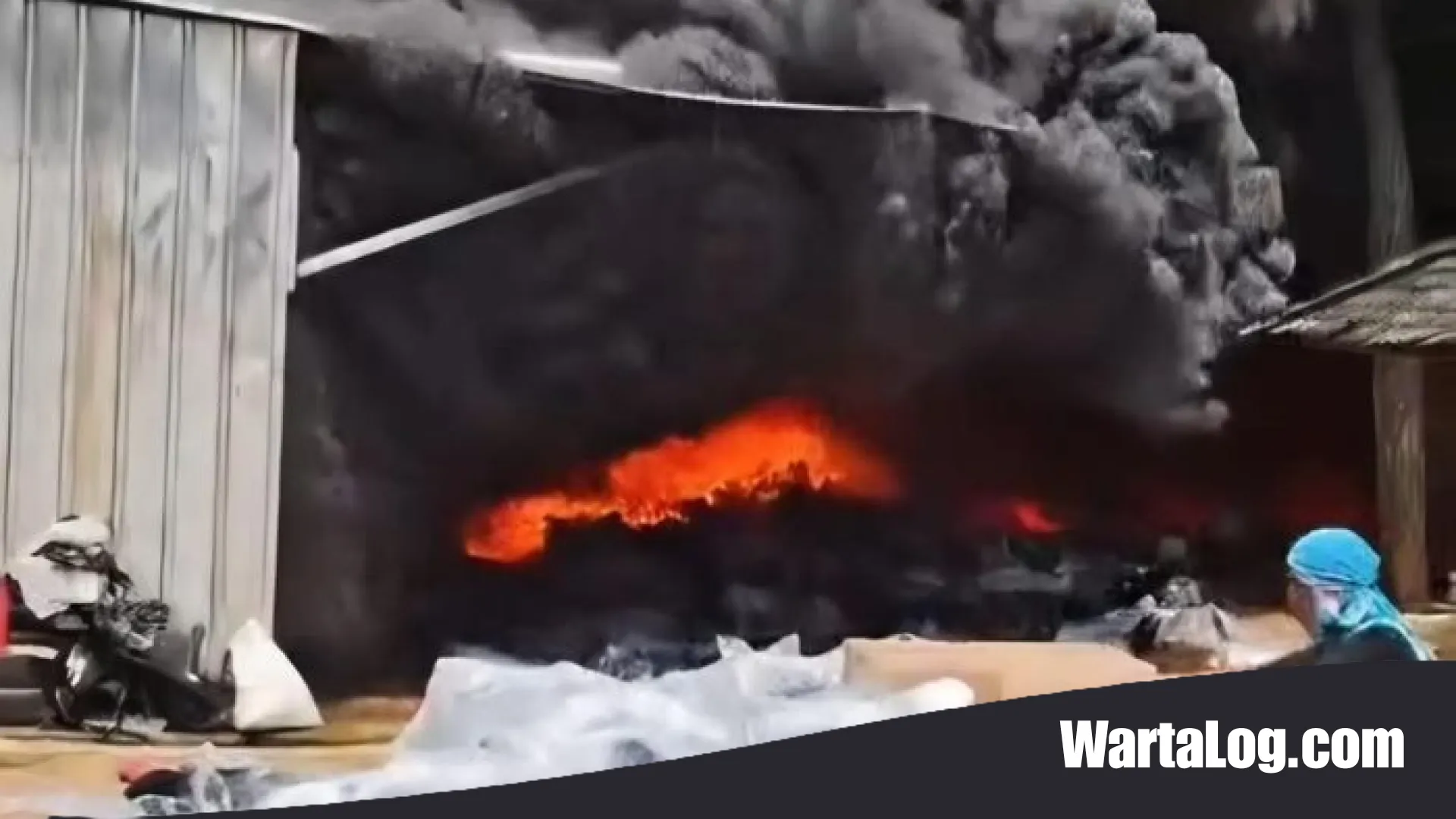 Gudang Onderdil Motor di Tajurhalang Ludes Terbakar, Diduga Akibat Korsleting Listrik Saat Jam Istirahat