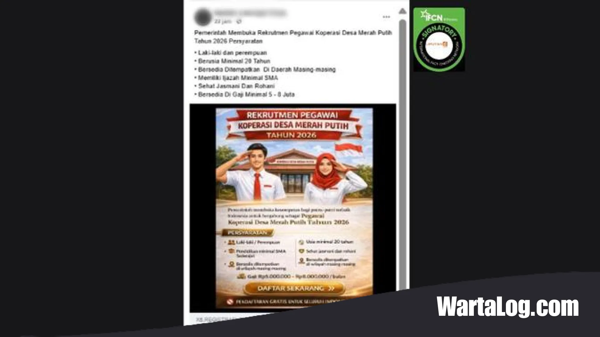 Hati-Hati Penipuan! Link Pendaftaran Rekrutmen Koperasi Desa Merah Putih 2026 Ternyata Hoaks, Ini Fakta Sebenarnya