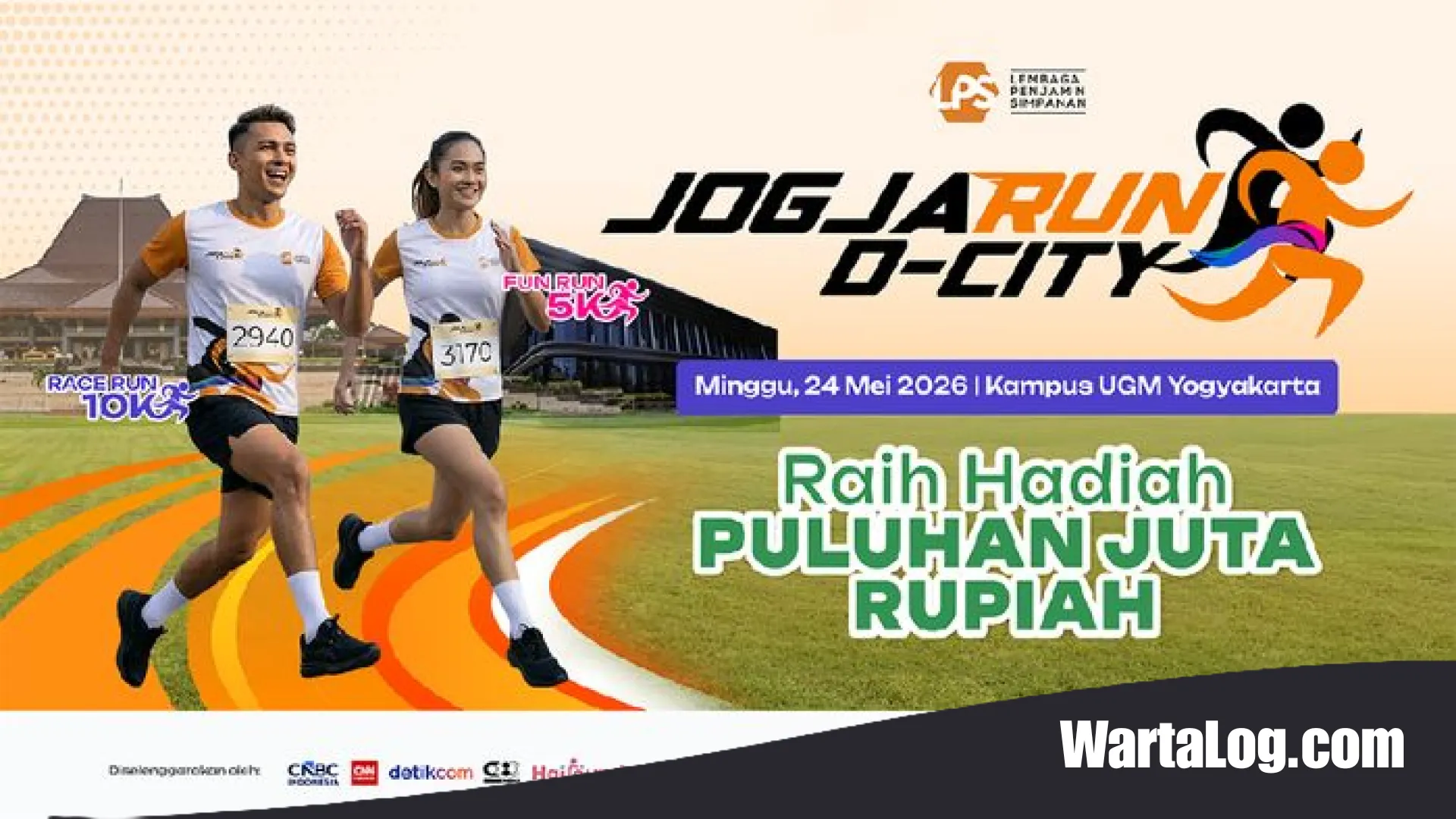 Jogja Run D-City 2026: Padukan Sensasi Lari dan Healing di Kota Budaya, Hadiah Total Ratusan Juta!