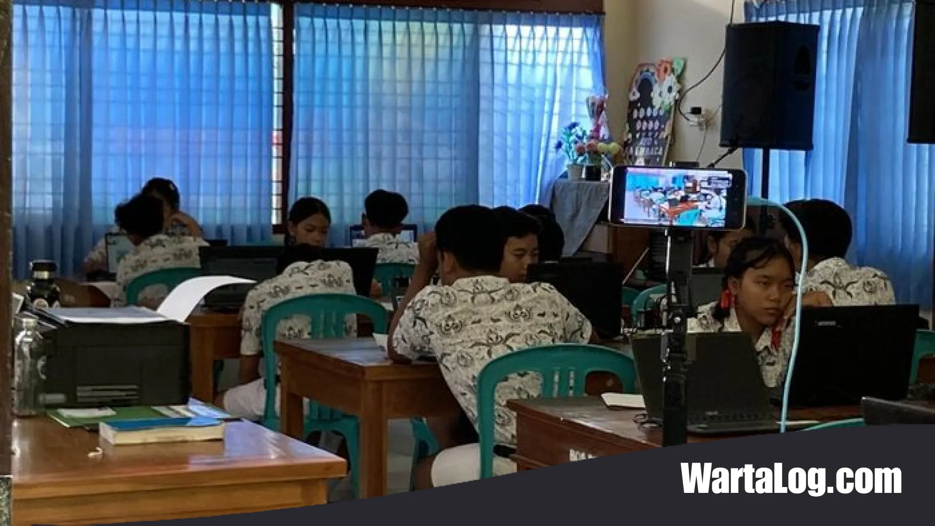 Kreativitas di Tengah Keterbatasan: SMPN 1 Dawan Sulap Perpustakaan Jadi Lokasi TKA 2026