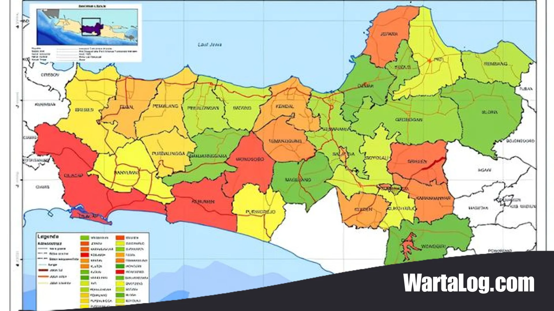 Menelusuri Peta 6 Eks Karesidenan di Jawa Tengah: Pembagian Wilayah dan Sejarahnya