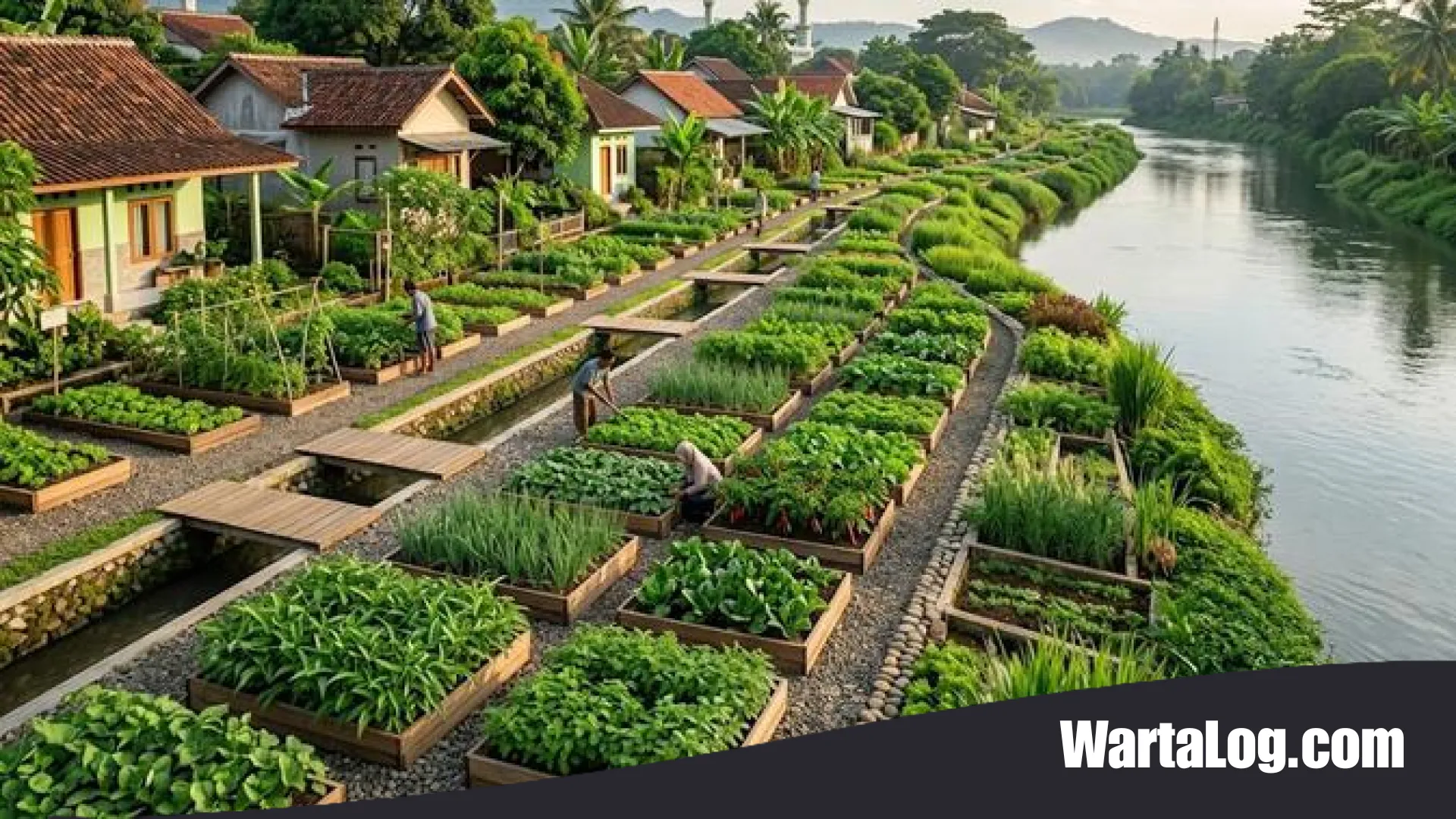 Mengubah Wajah Bantaran Sungai: 6 Inspirasi Kebun Sayur yang Menjadi Solusi Pangan Mandiri