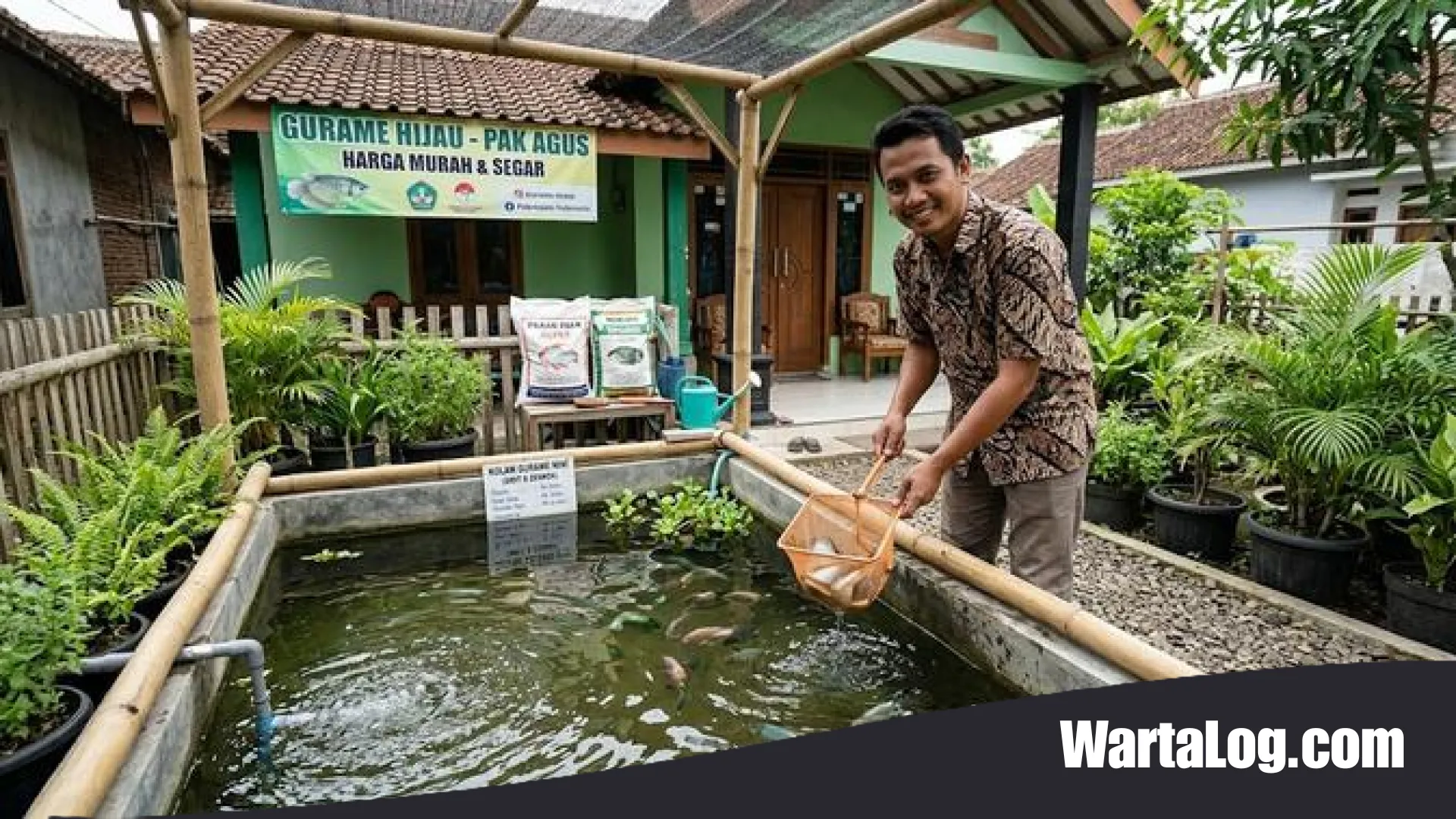 Strategi Sukses Ternak Ikan Gurame di Kolam Mini: Modal Kecil Potensi Cuan Melimpah