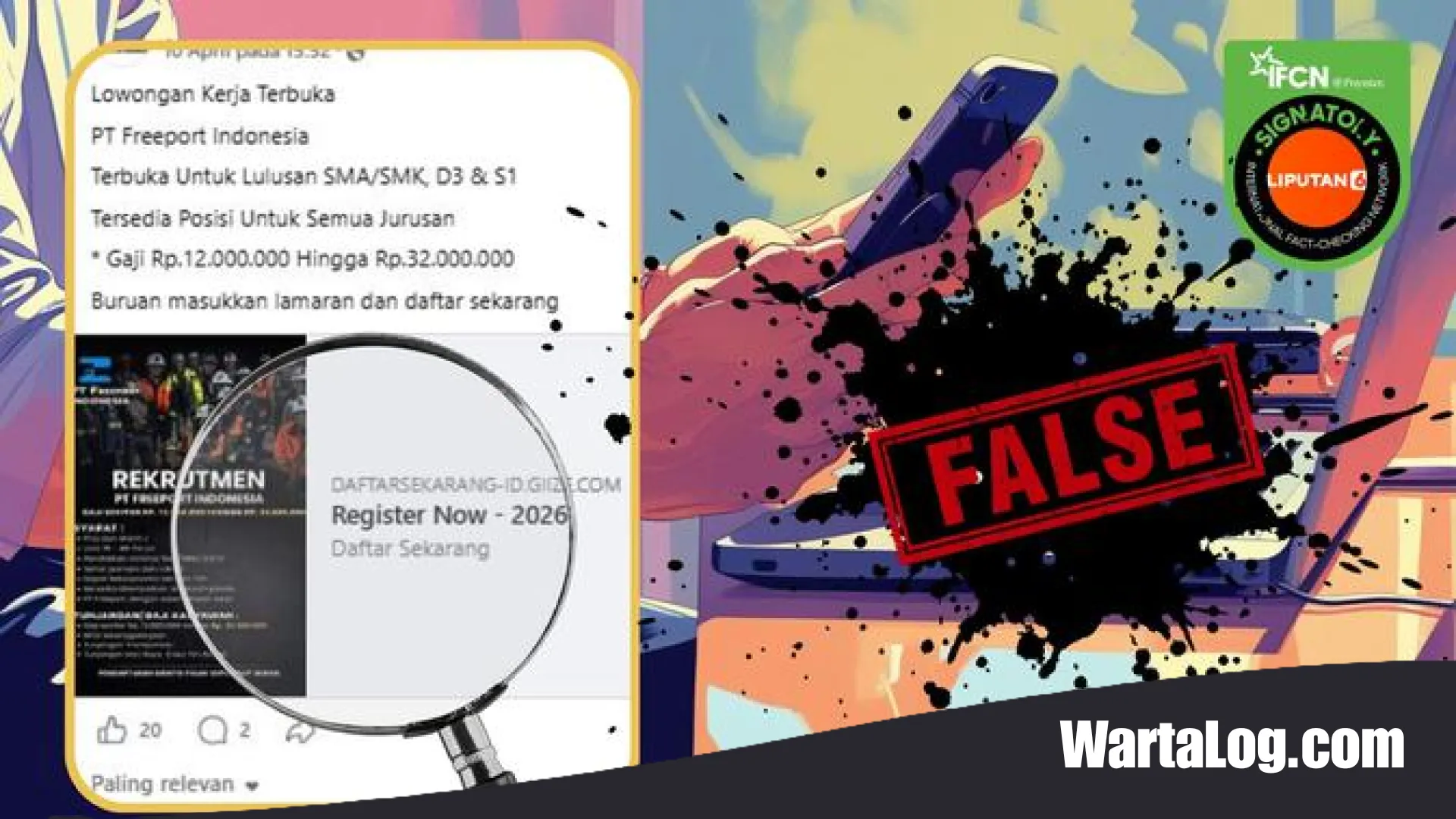Waspada Jeratan Iklan Palsu: Menelusuri Jejak Hoaks Lowongan Kerja PT Freeport Indonesia